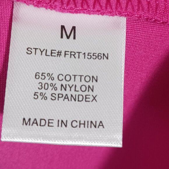 NWT Freeme  Pink Cropped Tank Size Medium Casual, Athleisure Layering Piece - Picture 11 of 12
